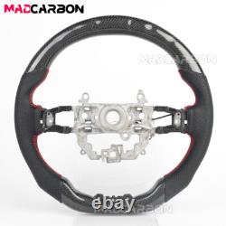 Real Carbon Fiber LED Steering Wheel Black For 2022-2025 Honda Civic 11th