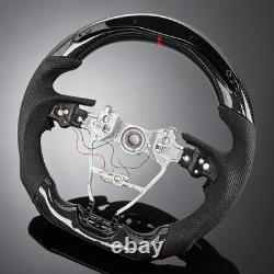 Real Carbon Fiber LED Steering Wheel Fit 18-23 Toyota Camry Corolla RAV4 Avalon