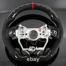 Real Carbon Fiber LED Steering Wheel Fit 18-23 Toyota Camry Corolla RAV4 Avalon