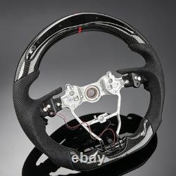 Real Carbon Fiber LED Steering Wheel Fit 18-23 Toyota Camry Corolla RAV4 Avalon