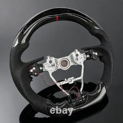 Real Carbon Fiber LED Steering Wheel Fit 18-23 Toyota Camry Corolla RAV4 Avalon