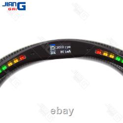 Real Carbon Fiber LED Steering Wheel Fit GMC Sierra 1500 2500 3500 with Heated