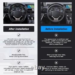Real Carbon Fiber LED Steering Wheel For LEXUS CT IS NX RC ISF GSF 2013-2023