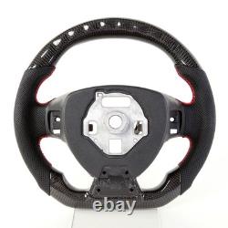 Real Carbon Fiber LED Steering Wheel for Chevrolet Camaro SS 2016-2024 NO Heated
