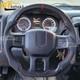 Real Carbon Fiber Leather Steering Wheel Fit 12-18 Dodge Ram 1500 No Heated