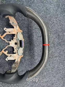 Real Carbon Fiber Leather Steering Wheel For Toyota Tundra Sequoia 2007-2013