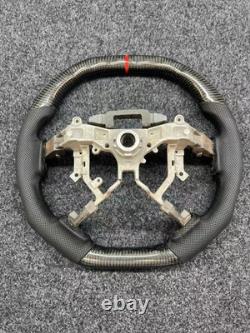 Real Carbon Fiber Leather Steering Wheel For Toyota Tundra Sequoia 2007-2013