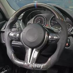 Real Carbon Fiber M Sport Steering Wheel No Heated For BMW F10 M5 M6 5-7 Series Real Carbon Fiber M Sport Steering Wheel No Heated For BMW F10 M5 M6 5-7 Series