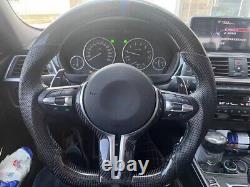Real Carbon Fiber M Sport Steering Wheel No Heated For BMW F10 M5 M6 5-7 Series Real Carbon Fiber M Sport Steering Wheel No Heated For BMW F10 M5 M6 5-7 Series