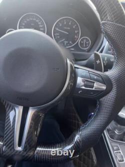 Real Carbon Fiber M Sport Steering Wheel No Heated For BMW F10 M5 M6 5-7 Series Real Carbon Fiber M Sport Steering Wheel No Heated For BMW F10 M5 M6 5-7 Series