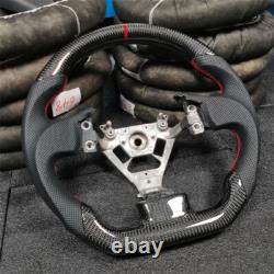 Real Carbon Fiber Perforated Leather Steering Wheel Fit Infiniti G35 2004-2007