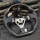 Real Carbon Fiber Perforated Leather Steering Wheel Fit Infiniti G35 2004-2007