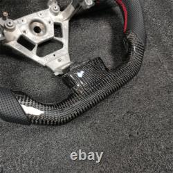 Real Carbon Fiber Perforated Leather Steering Wheel Fit Infiniti G35 2004-2007