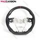 Real Carbon Fiber Sport Steering Wheel Black Leather Fit 19-24 Toyota Corolla