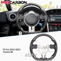 Real Carbon Fiber Sport Steering Wheel Fit 2012-2016 Toyota 86 Subaru BRZ FR-S