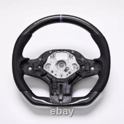 Real Carbon Fiber Sport Steering Wheel Fit BMW G30 540i X7 G05 X5 X6 M5 M8 USA