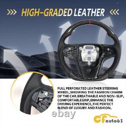 Real Carbon Fiber Sport Steering Wheel Fit Chevrolet Camaro 2012-2015 ZL1 SS