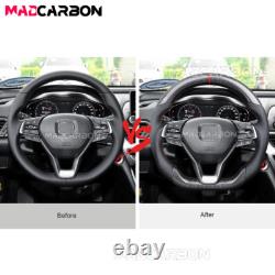 Real Carbon Fiber Sport Steering Wheel Fit Honda Accord 2018-2022 IN STOCK