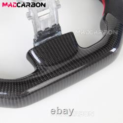 Real Carbon Fiber Sport Steering Wheel Fit Infiniti G35 2004-2007 Flat Bottom