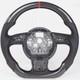 Real Carbon Fiber Sport Steering Wheel For 12-19 Audi A6 A7 S6 S8 Rs6 Rs7