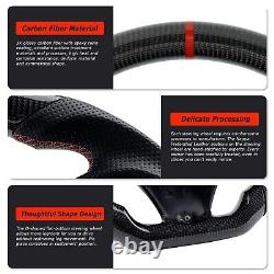 Real Carbon Fiber Sport Steering Wheel For BMW M3 E88 E90 E91 E92 2005-2012