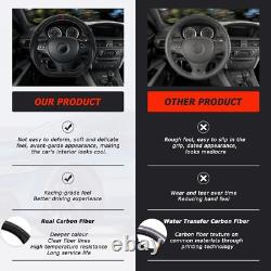Real Carbon Fiber Sport Steering Wheel For BMW M3 E88 E90 E91 E92 2005-2012