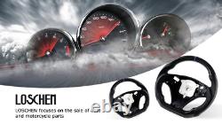 Real Carbon Fiber Sport Steering Wheel For BMW M3 E88 E90 E91 E92 2005-2012