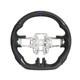 Real Carbon Fiber Sport Steering Wheel For Ford Mustang Gt 2018-2023 Blue Line