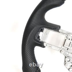 Real Carbon Fiber Sport Steering Wheel for Ford MUSTANG GT 2018-2023 Blue Line