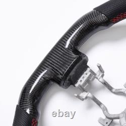 Real Carbon Fiber Sport Steering Wheel for INFINITI 2008-2013 G37 Sedan Coupe