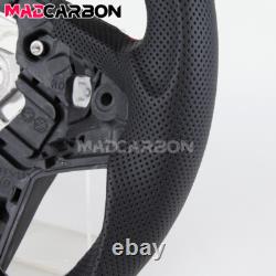 Real Carbon Fiber Steering Wheel Fits 2020-2025 Toyota Supra A90 MK5 Flat Top
