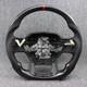 Real Carbon Fiber Steering Wheel Fits Ford F150 F250 Raptor Withheated 21+