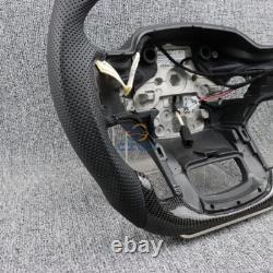 Real Carbon Fiber Steering Wheel Fits Ford F150 F250 Raptor withHeated 21+