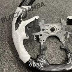 Real Carbon Fiber Steering Wheel Fits Honda Accord 9th 2013-2017