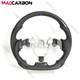 Real Carbon Fiber Steering Wheel For 06-12 Lexus Is250 Is350 Is F Blue Line