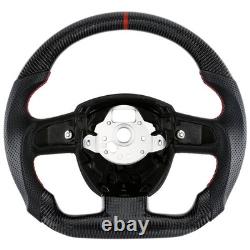 Real Carbon Fiber Steering Wheel For 2007-2012 Audi S5/S4/A5/A4 B7