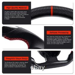 Real Carbon Fiber Steering Wheel For 2007-2012 Audi S5/S4/A5/A4 B7