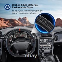 Real Carbon Fiber Steering Wheel For Chevrolet Corvette C5 ZR1 Z06 1997-2004