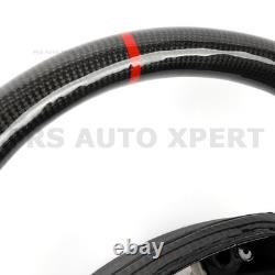 Real Carbon Fiber Steering Wheel For Ford F-150 Raptor F-350 2015-2019 WithCF Trim