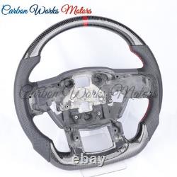 Real Carbon Fiber Steering Wheel For Ford F-150 Raptor F250 F350 F450 2015-2020