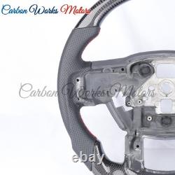 Real Carbon Fiber Steering Wheel For Ford F-150 Raptor F250 F350 F450 2015-2020