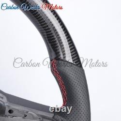Real Carbon Fiber Steering Wheel For Ford F-150 Raptor F250 F350 F450 2015-2020