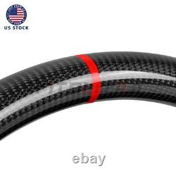 Real Carbon Fiber Steering Wheel For Ford F150 09-14 Raptor with Button Covers