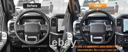 Real Carbon Fiber Steering Wheel For Ford F150 Raptor 2021-2025 Auto No Heated