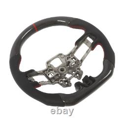 Real Carbon Fiber Steering Wheel For Ford Mustang EcoBoost GT 2018 2019-2023