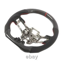Real Carbon Fiber Steering Wheel For Ford Mustang EcoBoost GT 2018 2019-2023