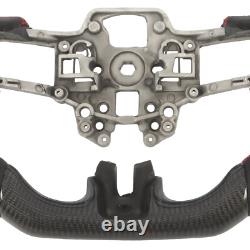 Real Carbon Fiber Steering Wheel For Ford Mustang EcoBoost GT 2018 2019-2023