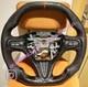 Real Carbon Fiber Steering Wheel For Honda 8th Civic / Flat Top Steering Wheel