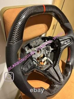Real Carbon Fiber Steering Wheel For Honda 8th CIVIC / Flat Top Steering Wheel
