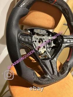 Real Carbon Fiber Steering Wheel For Honda 8th CIVIC / Flat Top Steering Wheel